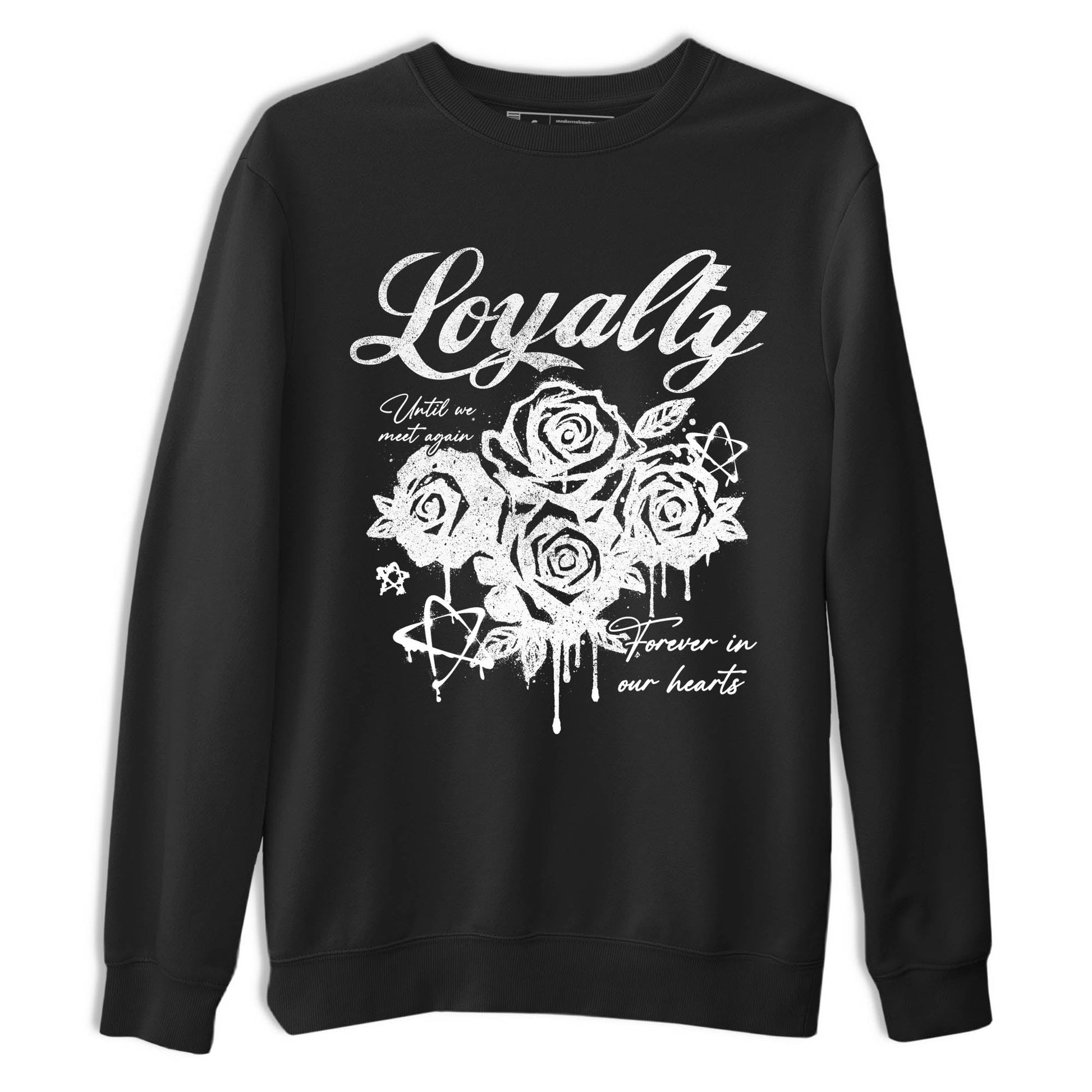 Best Sneakerfit graphic tee – Sneaker Tees To Match Air Jordan 4 Retro Black Cat Sneakers – Loyalty Tee Black 2