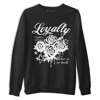 Best Sneakerfit graphic tee – Sneaker Tees To Match Air Jordan 4 Retro Black Cat Sneakers – Loyalty Tee Black 2