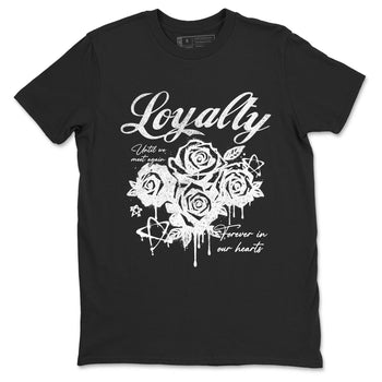 Best Sneakerfit graphic tee – Sneaker Tees To Match Air Jordan 4 Retro Black Cat Sneakers – Loyalty Tee Black 2
