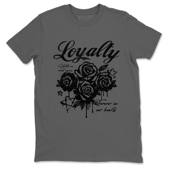 Best Sneakerfit graphic tee – Sneaker Tees To Match Air Jordan 4 Retro Black Cat Sneakers – Loyalty Tee Cool Grey 2