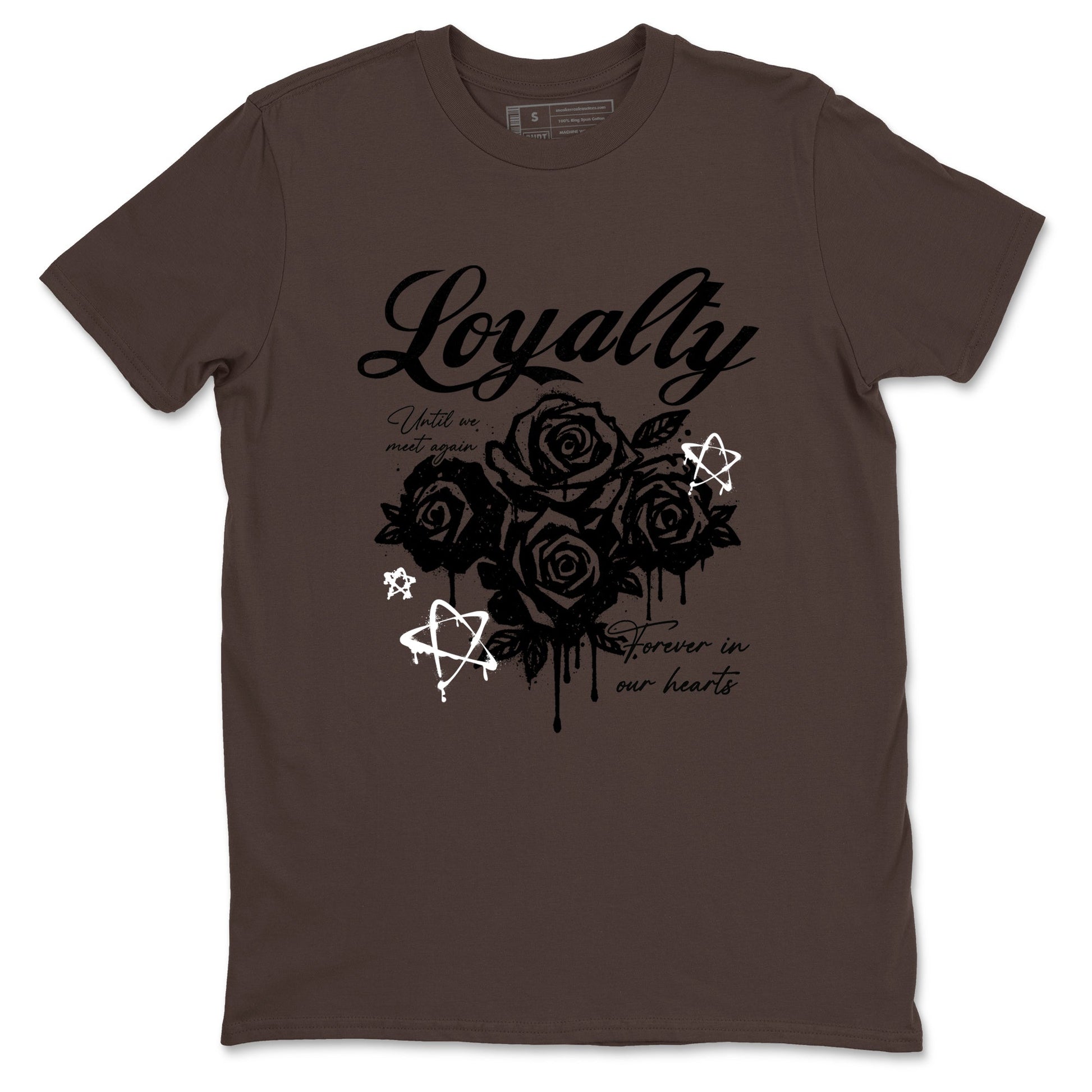 Sneaker match tees – Sneaker Tees To Match Air Jordan 4 Cave Stone Shoes – Loyalty Tee Dark Chocolate 2