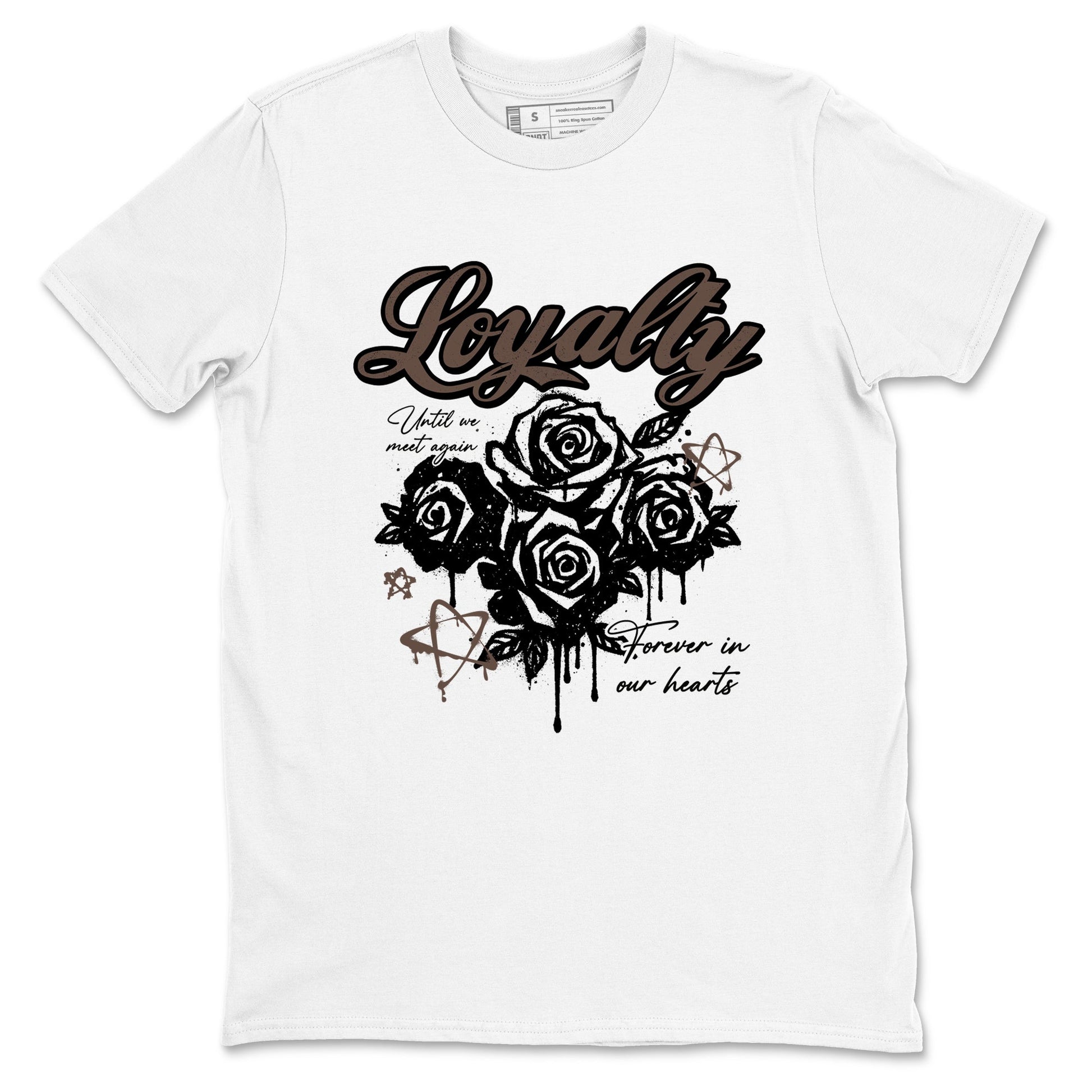 Sneaker match tees – Sneaker Tees To Match Air Jordan 4 Cave Stone Shoes – Loyalty Tee White 2