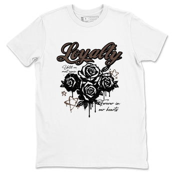Sneaker match tees – Sneaker Tees To Match Air Jordan 4 Cave Stone Shoes – Loyalty Tee White 2