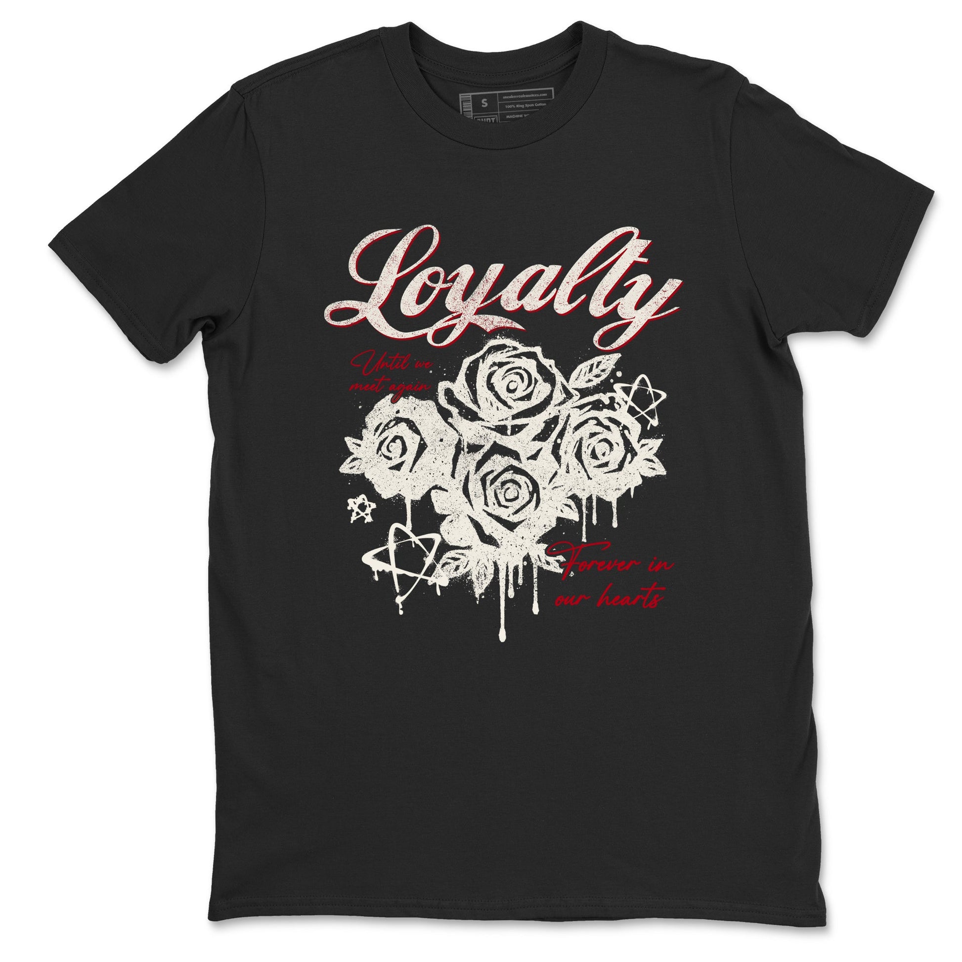 Sneaker match tees – Sneaker Tees To Match Air Jordan 4 Flight Club Shoes – Loyalty Tee Black 2
