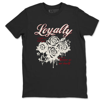 Sneaker match tees – Sneaker Tees To Match Air Jordan 4 Flight Club Shoes – Loyalty Tee Black 2