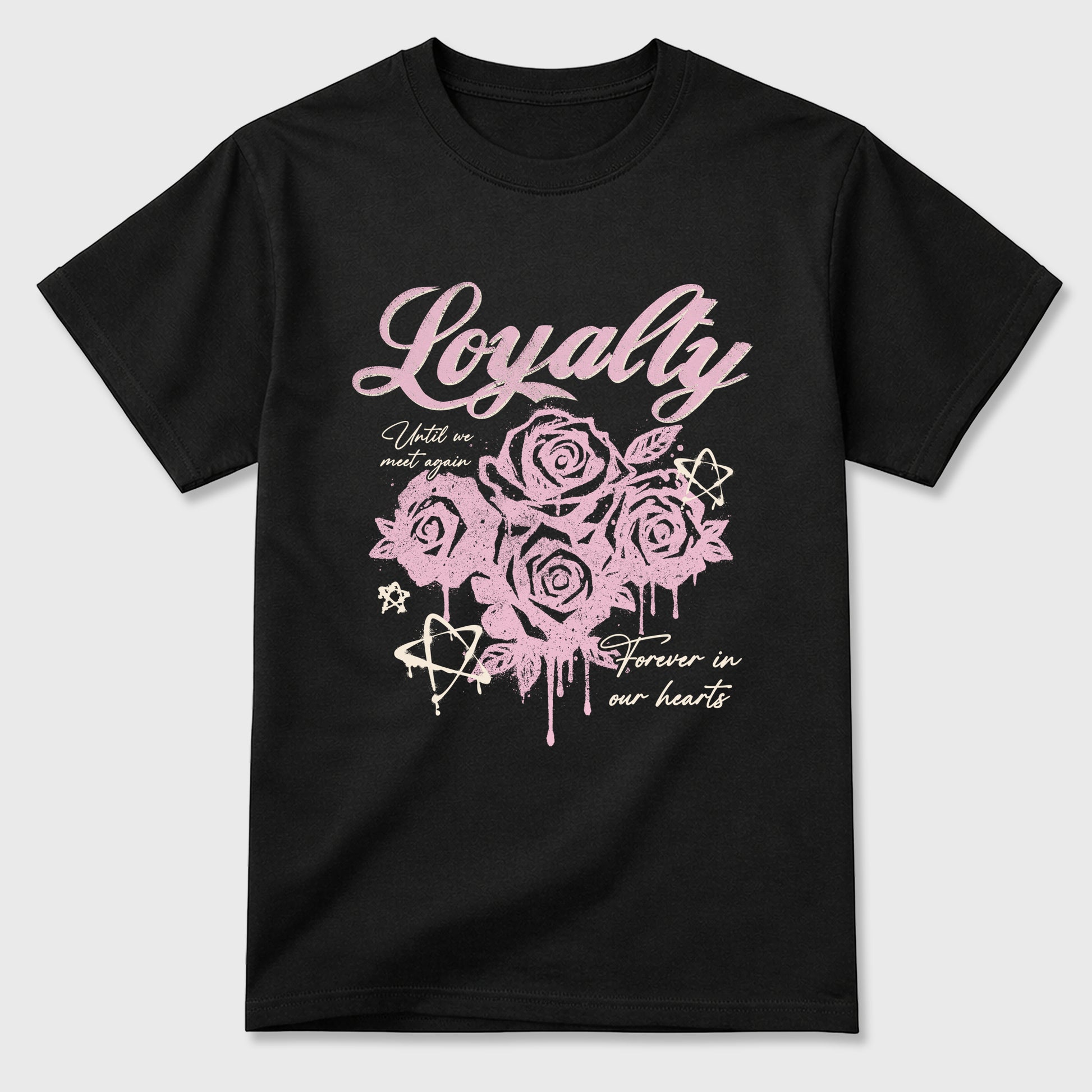 Sneaker match tees – Sneaker Tees To Match Air Jordan 4 Iced Carmine Shoes – Loyalty Tee Black 2