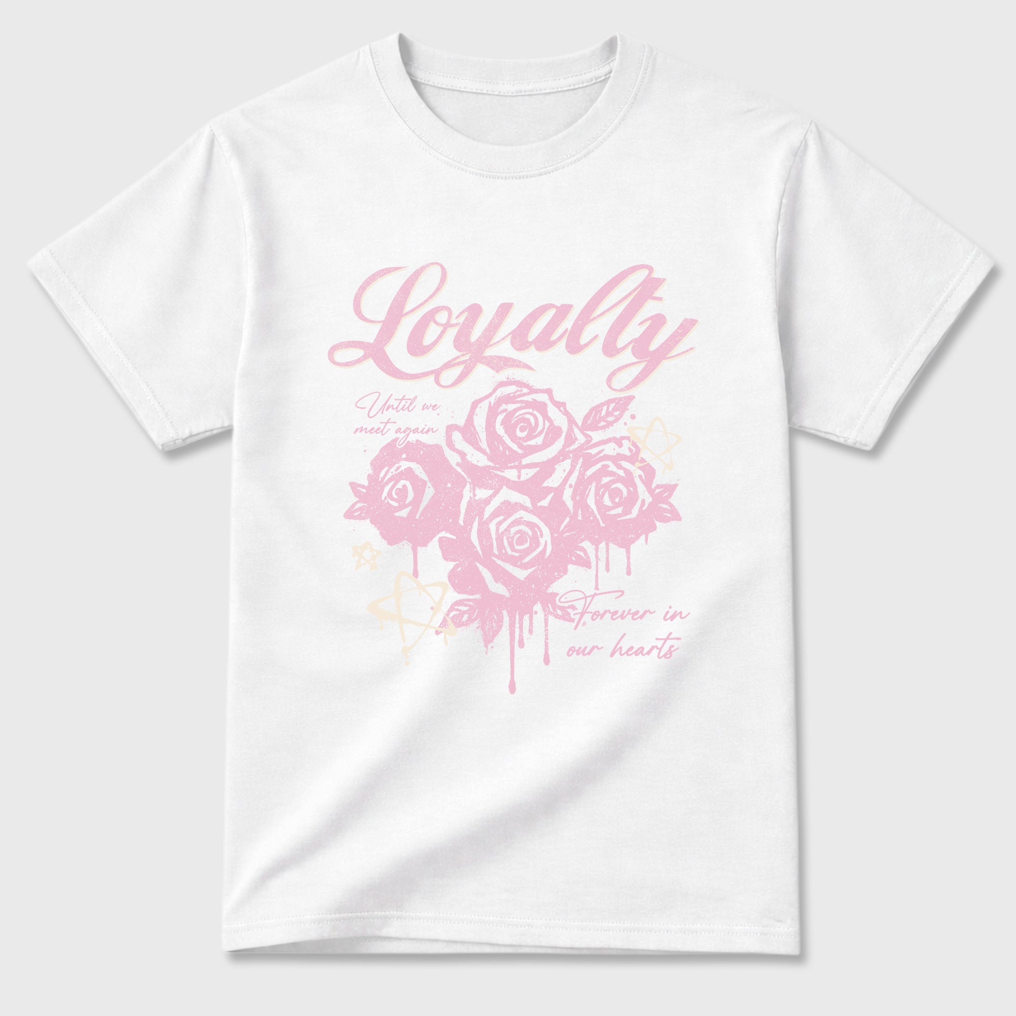 Sneaker match tees – Sneaker Tees To Match Air Jordan 4 Iced Carmine Shoes – Loyalty Tee White 2