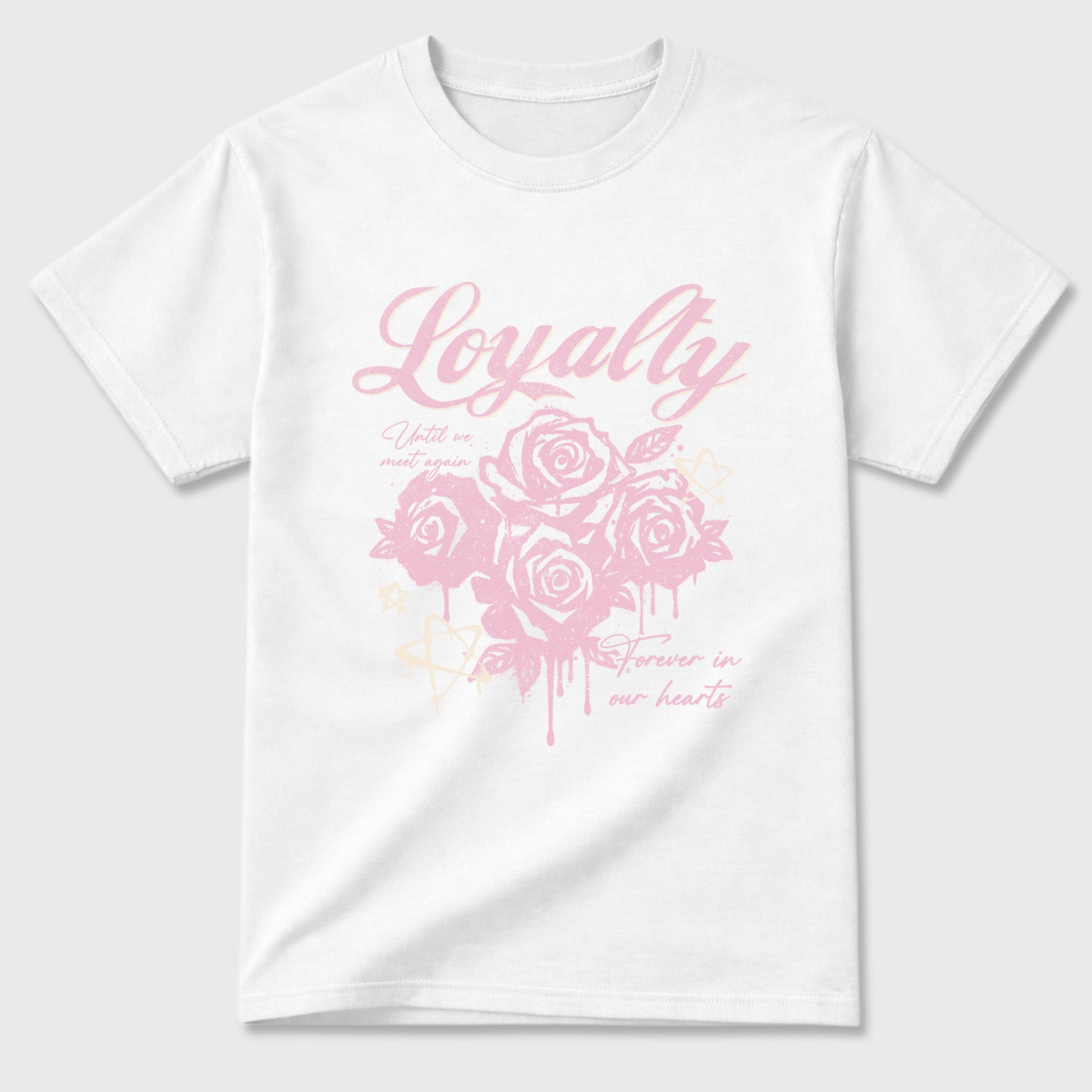Sneaker match tees – Sneaker Tees To Match Air Jordan 4 Iced Carmine Shoes – Loyalty Tee White 2