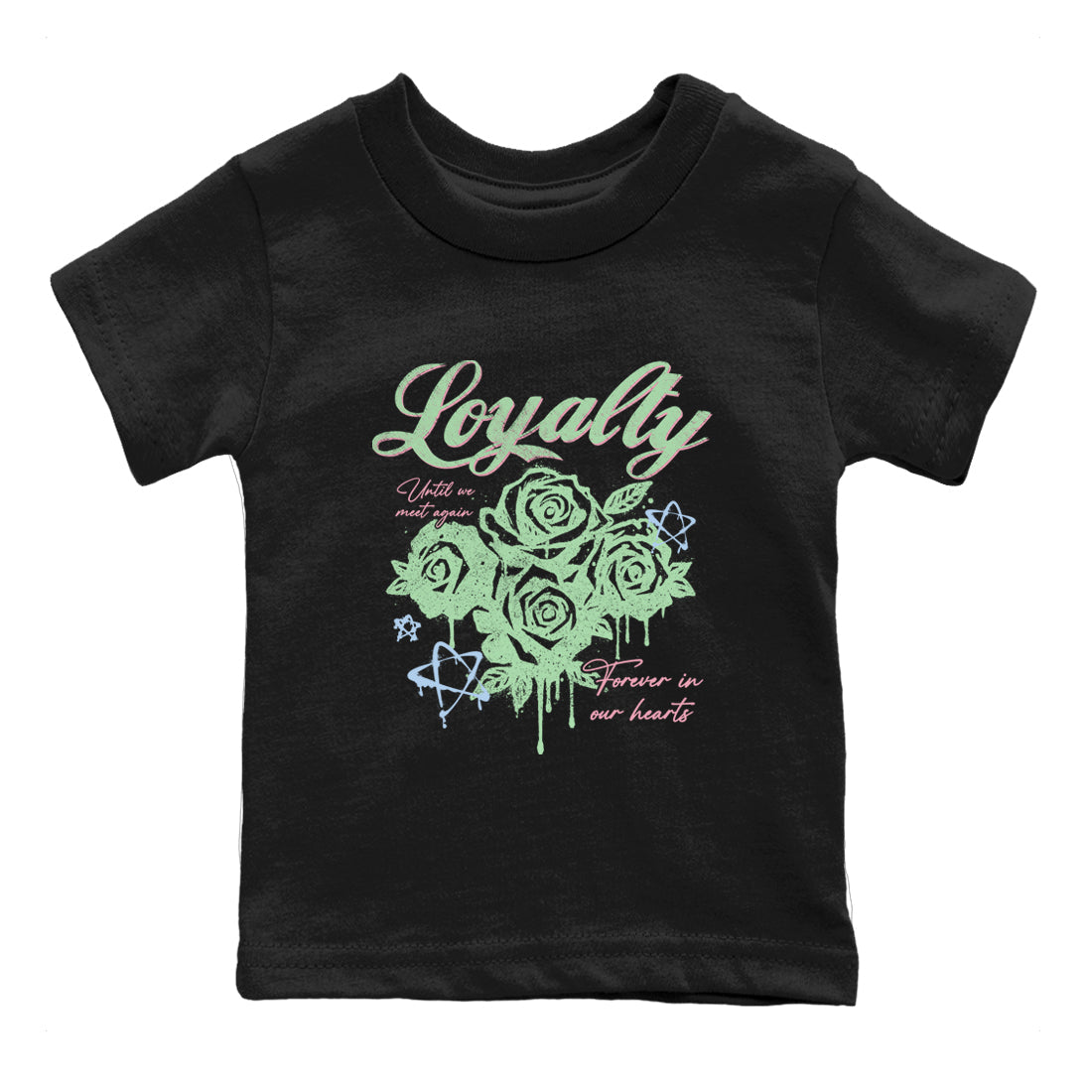 Best Sneakerfits graphic tee – Perfect Valentine's Day outfits to match Air Jordan 4 Valentines Day Kids – Loyalty Kids T-Shirt Black 2