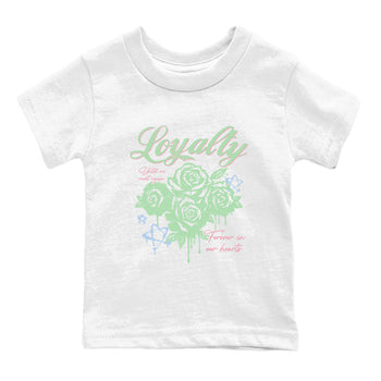 Best Sneakerfits graphic tee – Perfect Valentine's Day outfits to match Air Jordan 4 Valentines Day Kids – Loyalty Kids T-Shirt White 2