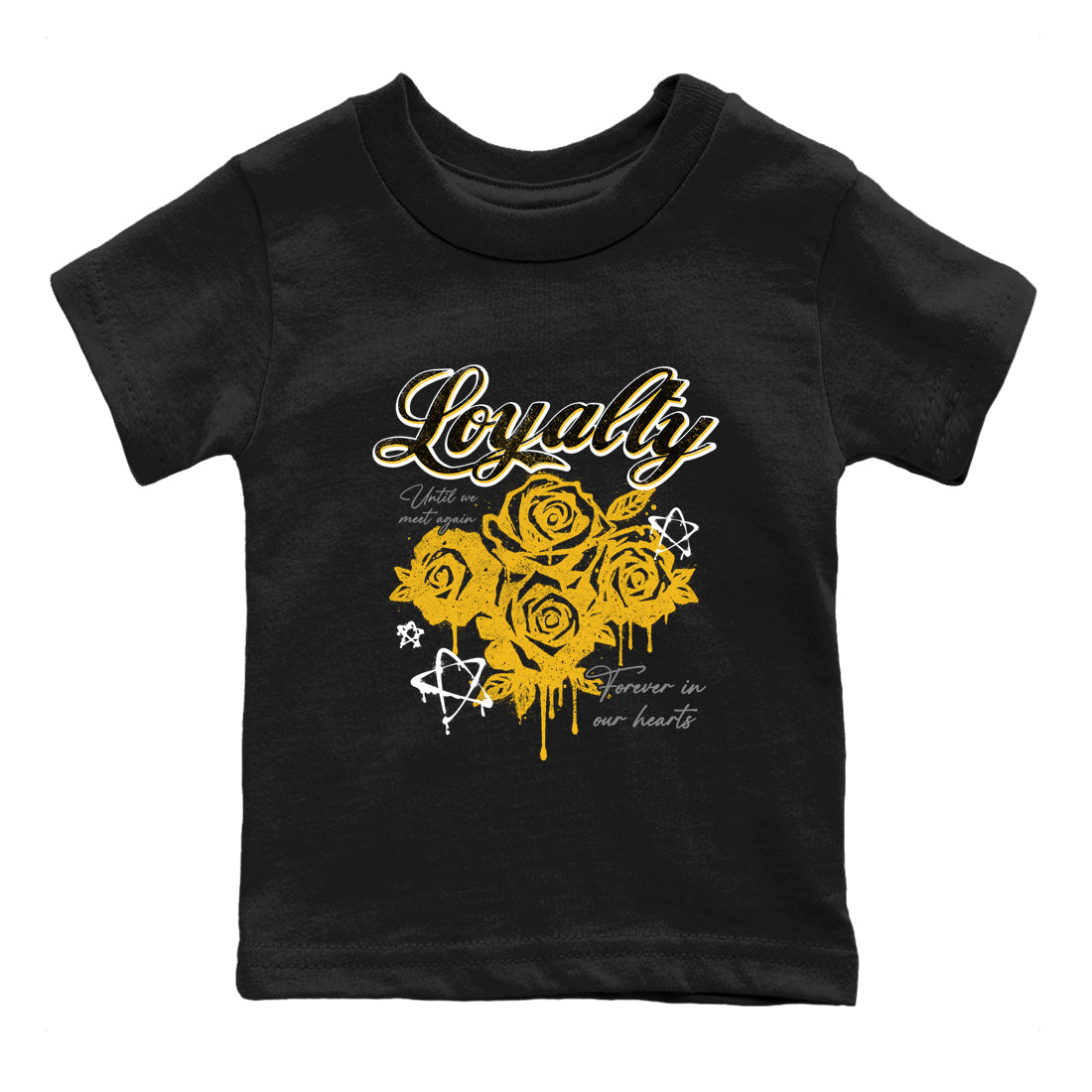Sneaker match tees – Sneaker Tees To Match Air Jordan 5 Tokyo Shoes – Loyalty Kids T-Shirt Black 2