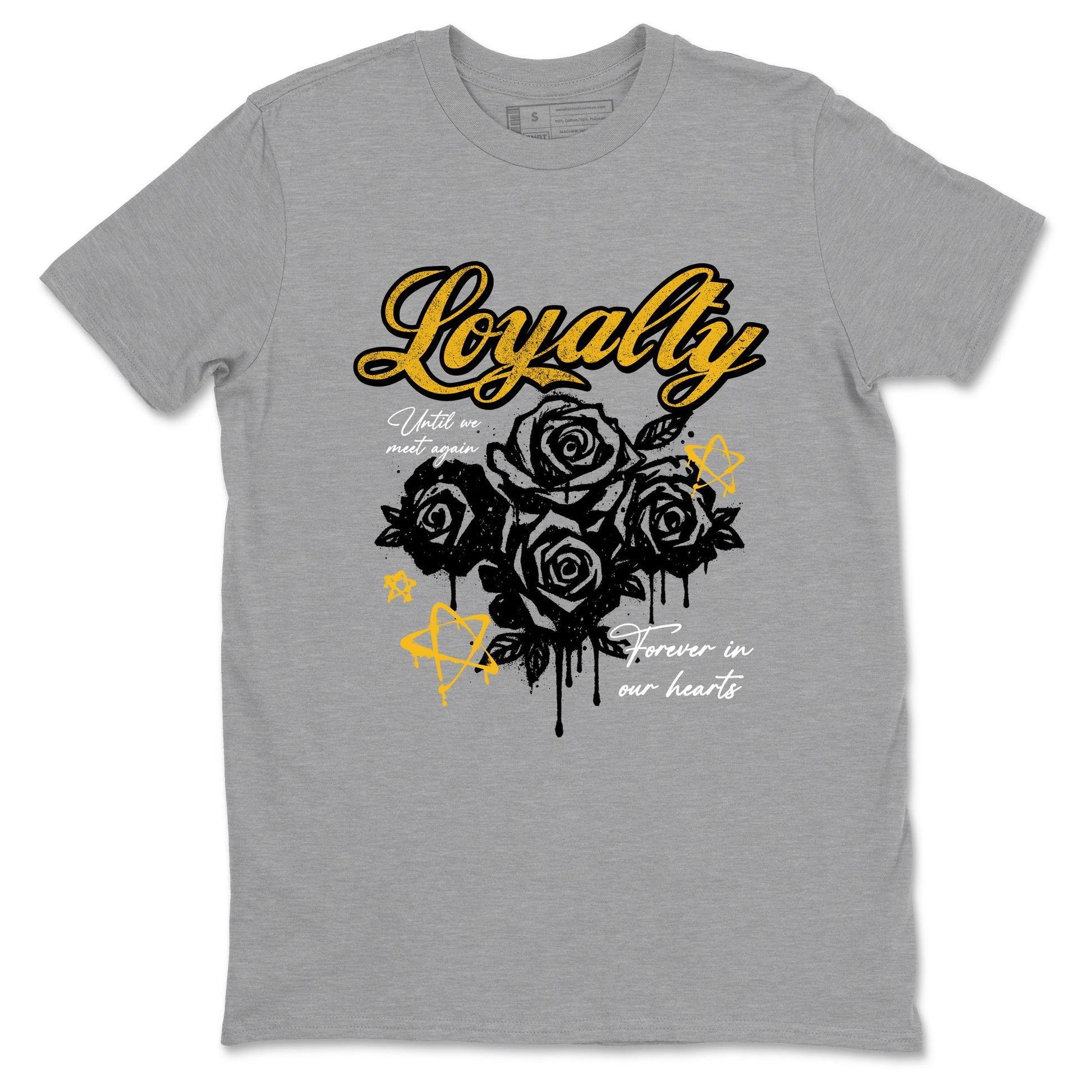 Sneaker match tees – Sneaker Tees To Match Air Jordan 5 Tokyo Shoes – Loyalty Tee Heather Grey 2