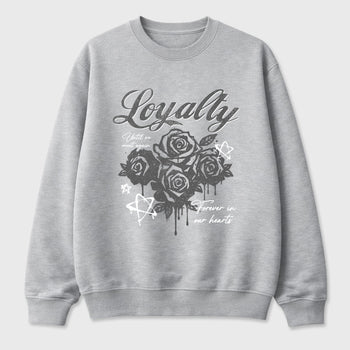 Sneaker match tees – Sneaker Tees To Match Air Jordan 5 Wolf Grey Shoes – Loyalty Tee Heather Grey 2