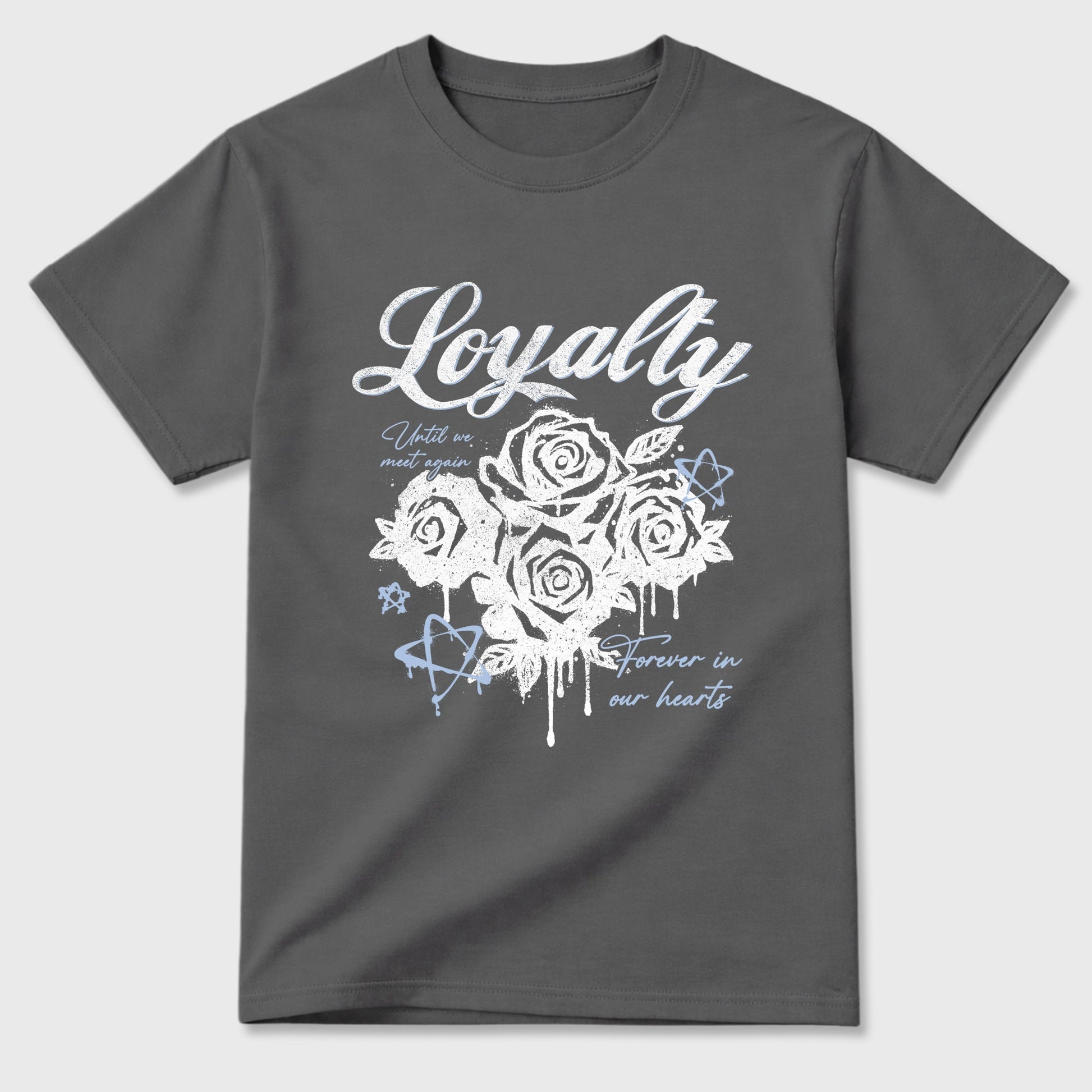 Sneaker match tees – Sneaker Tees To Match Air Jordan 5 Wolf Grey Shoes – Loyalty Tee Cool Grey 2