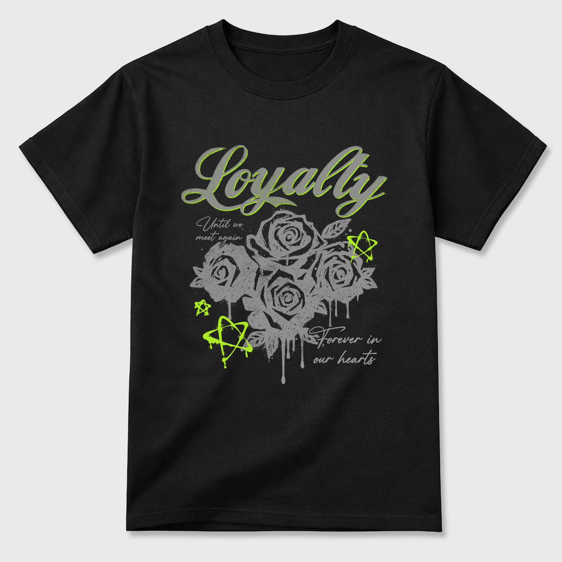 Sneaker match tees – Sneaker Tees To Match Air Max 90 Neon Yellow Shoes – Loyalty Tee Black 2