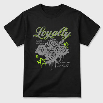 Sneaker match tees – Sneaker Tees To Match Air Max 90 Neon Yellow Shoes – Loyalty Tee Black 2