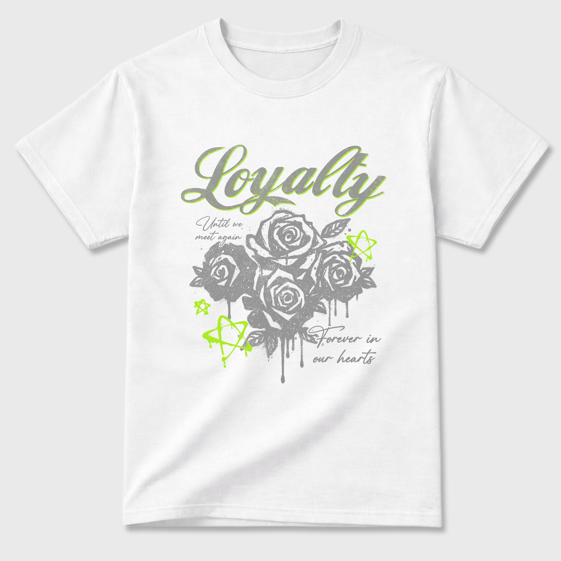 Sneaker match tees – Sneaker Tees To Match Air Max 90 Neon Yellow Shoes – Loyalty Tee White 2