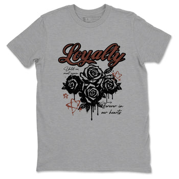Sneaker match tees – Sneaker Tees To Match Dunk Low Football Shoes – Loyalty Tee Heather Grey 2