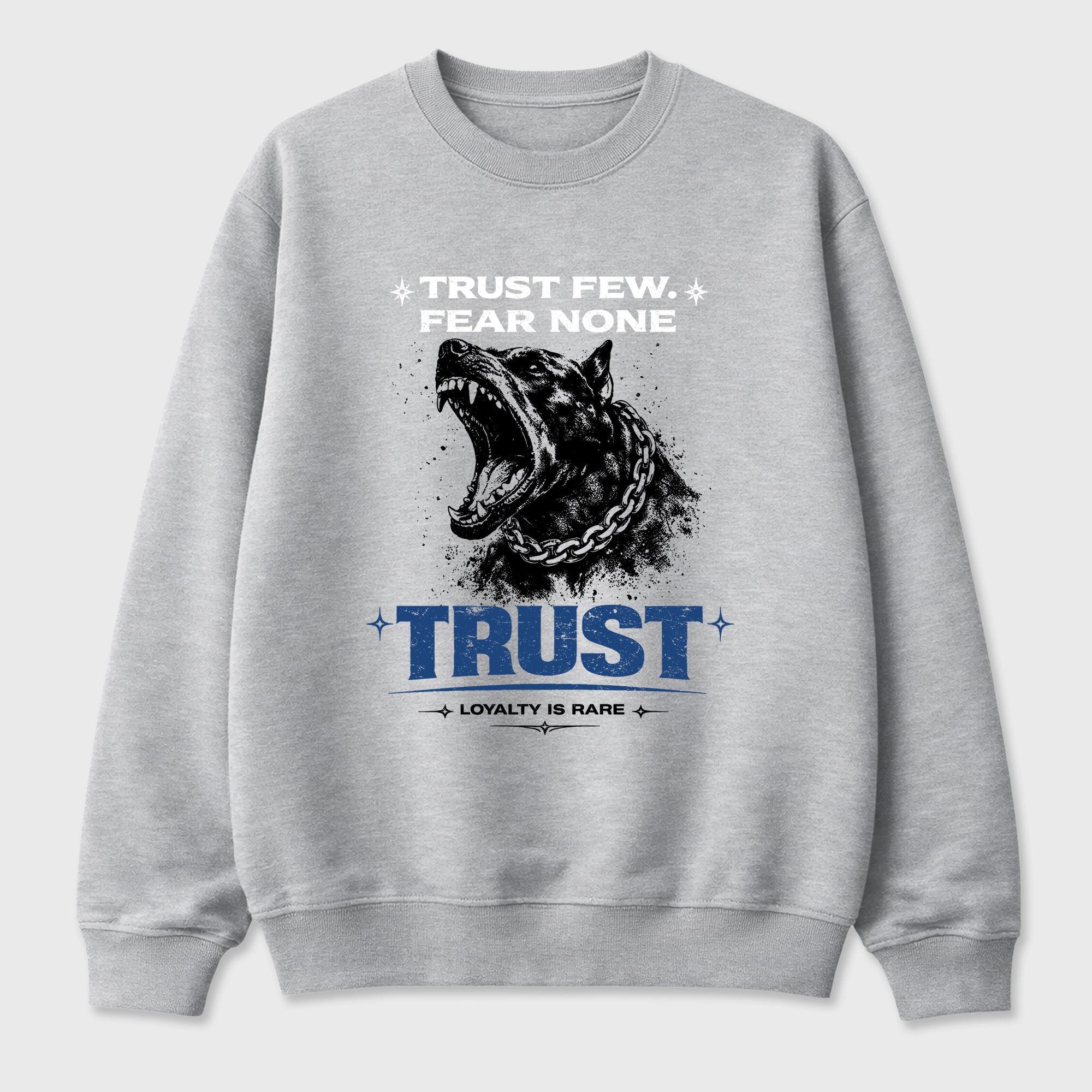 Loyalty is Rare Graphic T-Shirt featuring original streetwear artwork designed to match the Air Jordan 3 True Blue. Heather Grey 2 Graphic Tee.