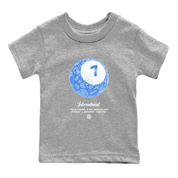 Air Jordan 3 Lucky Shorts shirts to match jordans Lucky Ball sneaker match tees Air Jordan 3 Retro Lucky Shorts match shoes to clothes SNRT Sneaker Tees Youth Baby Heather Grey 2 tee