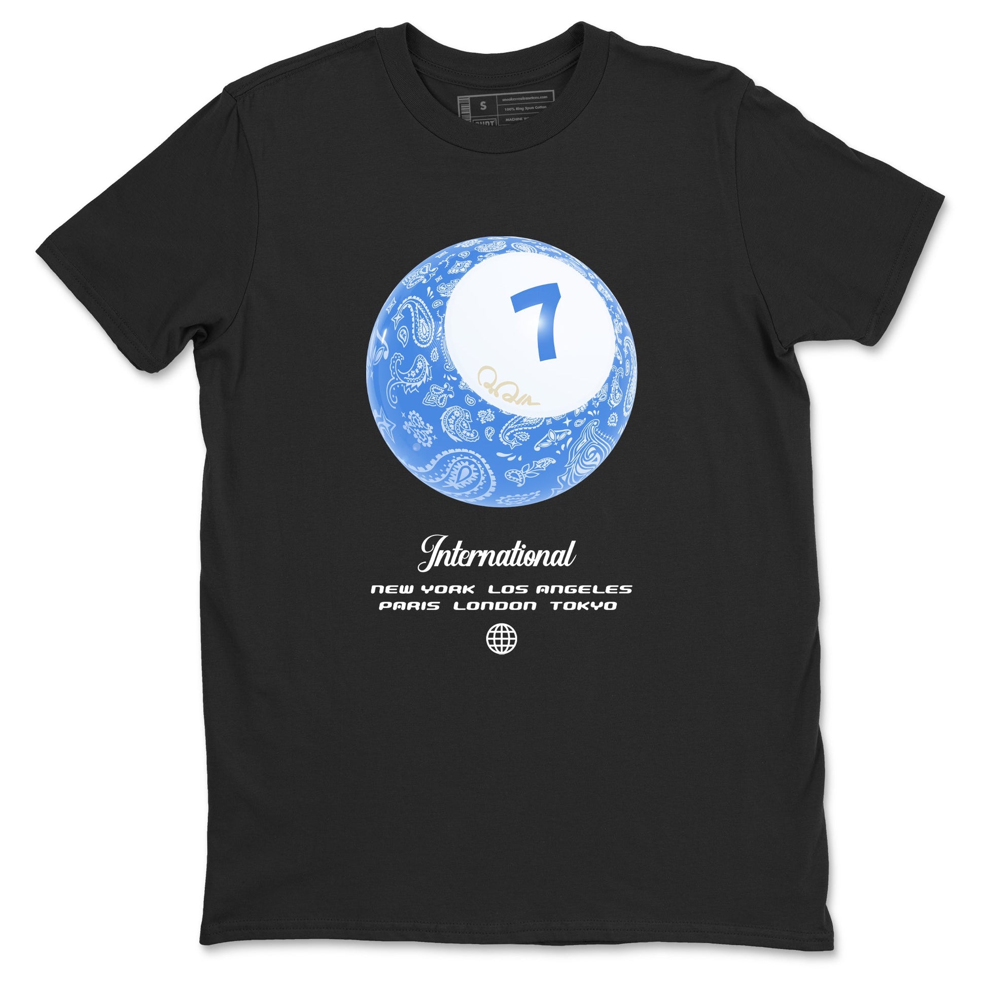 Air Jordan 3 Lucky Shorts shirts to match jordans Lucky Ball sneaker match tees Air Jordan 3 Retro Lucky Shorts match shoes to clothes SNRT Sneaker Tees unisex cotton Black 2 shirts