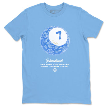 Air Jordan 3 Lucky Shorts shirts to match jordans Lucky Ball sneaker match tees Air Jordan 3 Retro Lucky Shorts match shoes to clothes SNRT Sneaker Tees unisex cotton Carolina Blue 2 shirts
