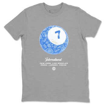Air Jordan 3 Lucky Shorts shirts to match jordans Lucky Ball sneaker match tees Air Jordan 3 Retro Lucky Shorts match shoes to clothes SNRT Sneaker Tees unisex cotton Heather Grey 2 shirts