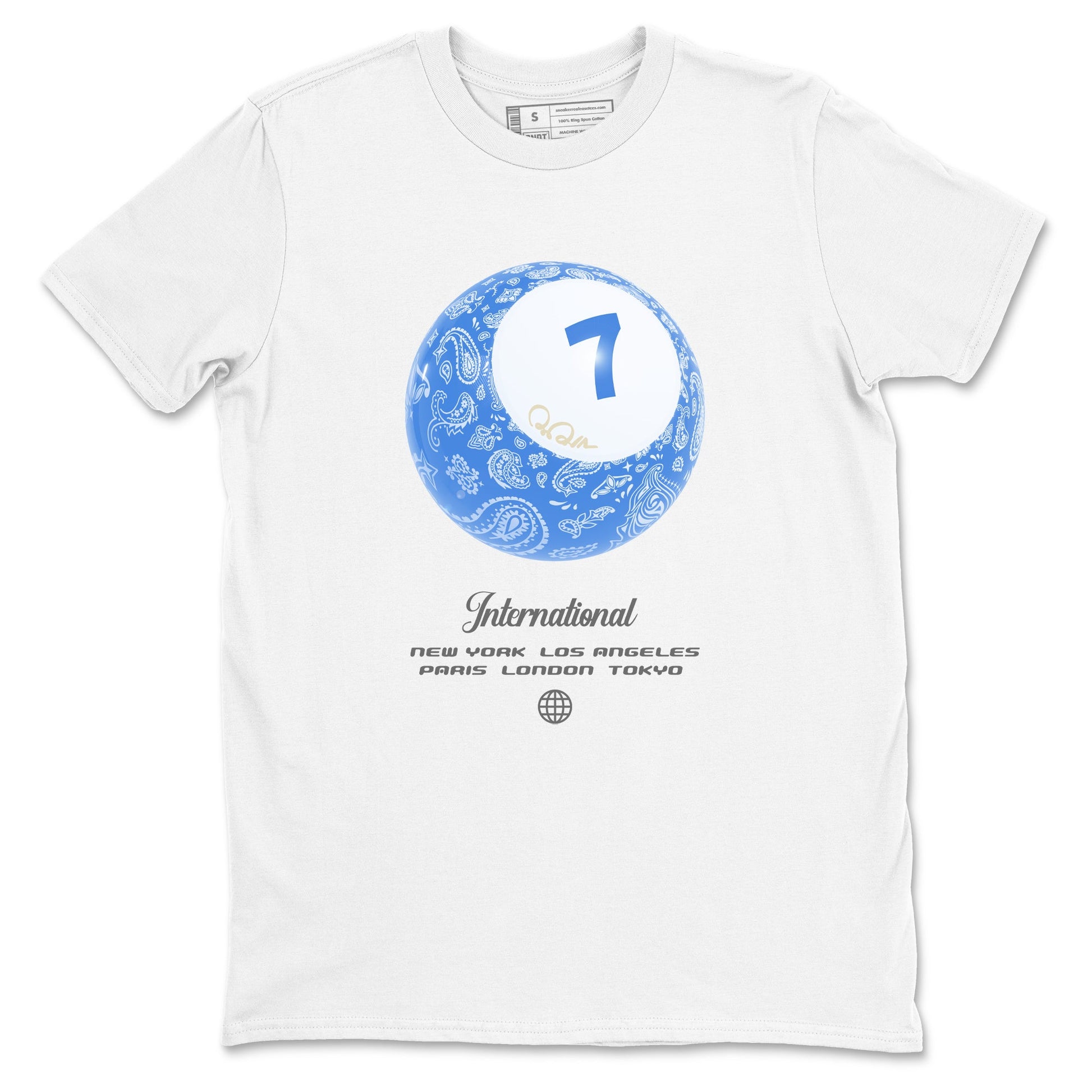 Air Jordan 3 Lucky Shorts shirts to match jordans Lucky Ball sneaker match tees Air Jordan 3 Retro Lucky Shorts match shoes to clothes SNRT Sneaker Tees unisex cotton White 2 shirts