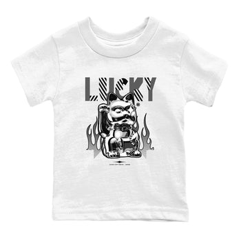 Air Jordan 5 Black Cat shirts to match jordans Lucky Cat sneaker match tees Air Jordan 5 Retro Black Cat SNRT Sneaker Release Tees Youth Baby White 2 crew neck shirts
