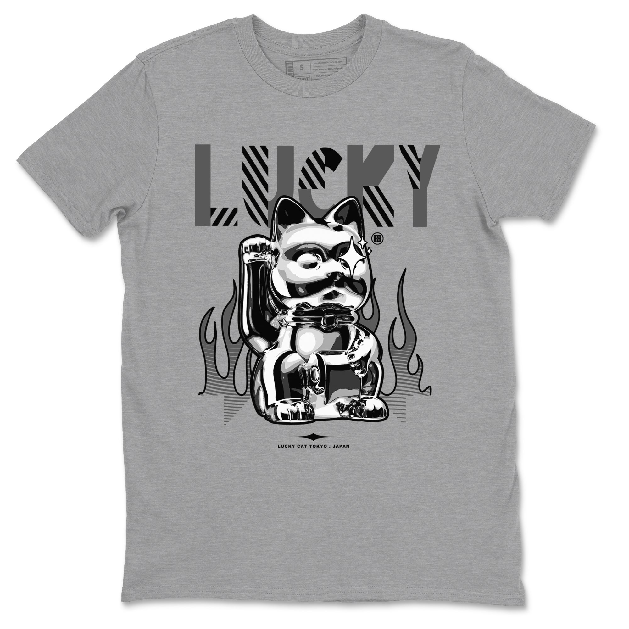Air Jordan 5 Black Cat shirts to match jordans Lucky Cat sneaker match tees Air Jordan 5 Retro Black Cat SNRT Sneaker Release Tees unisex cotton Heather Grey 2 crew neck shirts