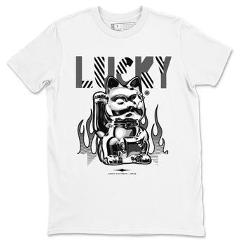 Air Jordan 5 Black Cat shirts to match jordans Lucky Cat sneaker match tees Air Jordan 5 Retro Black Cat SNRT Sneaker Release Tees unisex cotton White 2 crew neck shirts