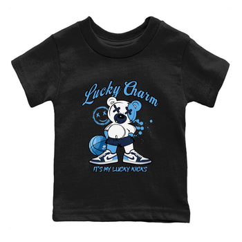 1s Obsidian shirts to match jordans Lucky Charm shirts to match Jordans AJ1 Retro Low OG Obsidian match shoes to clothes SNRT Sneaker Tees Youth Baby Black 2 tee
