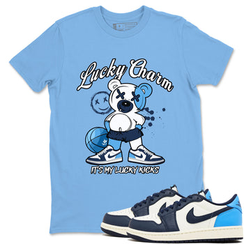 1s Obsidian shirts to match jordans Lucky Charm shirts to match Jordans AJ1 Retro Low OG Obsidian match shoes to clothes SNRT Sneaker Tees unisex cotton Carolina Blue 1 shirts