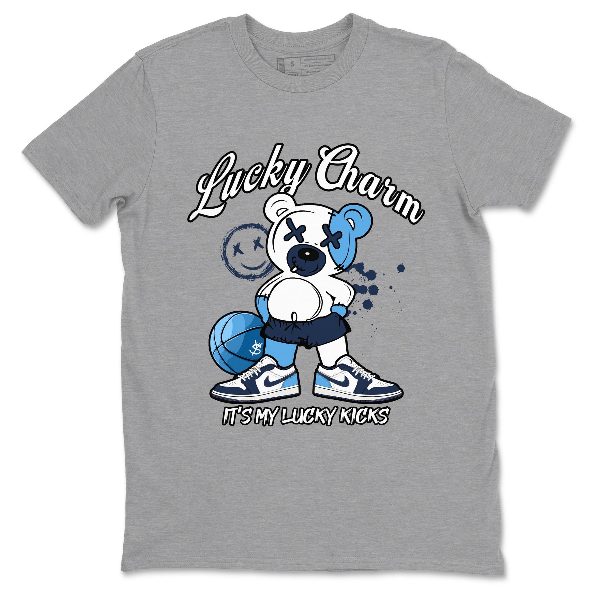 1s Obsidian shirts to match jordans Lucky Charm shirts to match Jordans AJ1 Retro Low OG Obsidian match shoes to clothes SNRT Sneaker Tees unisex cotton Heather Grey 2 shirts