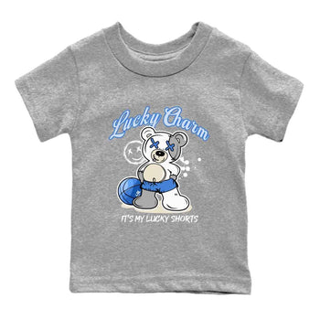 3s Lucky Shorts shirts to match jordans Lucky Charm best t shirts to wear with jordans Air Jordan 3 Lucky Shorts match shoes to clothes SNRT Sneaker Tees Youth Baby Heather Grey 2 tee
