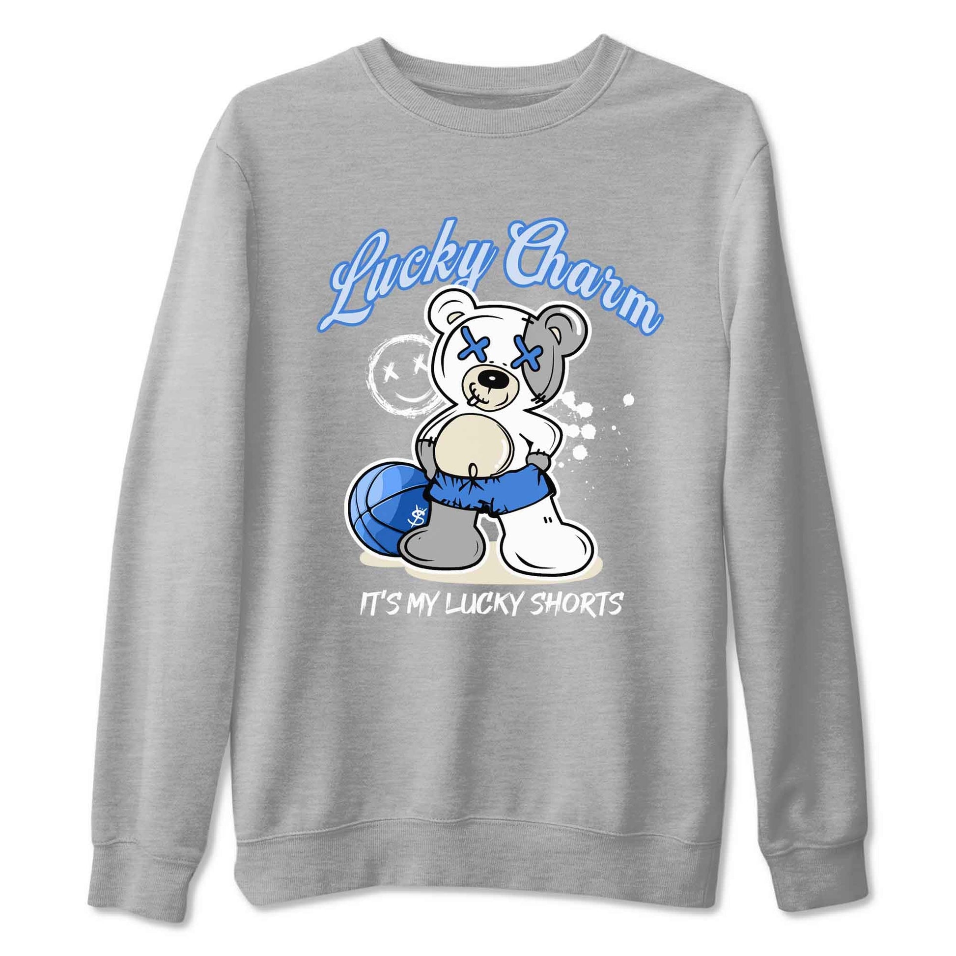 3s Lucky Shorts shirts to match jordans Lucky Charm best t shirts to wear with jordans Air Jordan 3 Lucky Shorts match shoes to clothes SNRT Sneaker Tees unisex cotton Heather Grey 2 shirts