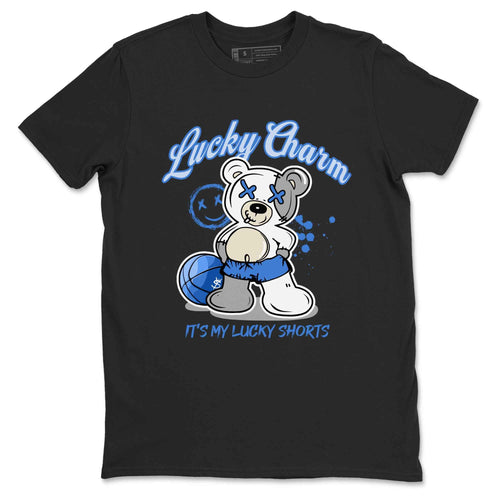 3s Lucky Shorts shirts to match jordans Lucky Charm best t shirts to wear with jordans Air Jordan 3 Lucky Shorts match shoes to clothes SNRT Sneaker Tees unisex cotton Black 2 shirts