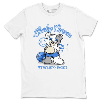 3s Lucky Shorts shirts to match jordans Lucky Charm best t shirts to wear with jordans Air Jordan 3 Lucky Shorts match shoes to clothes SNRT Sneaker Tees unisex cotton White 2 shirts