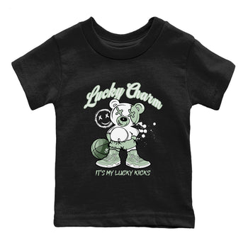 4s seafoam shirts to match jordans Lucky Charm sneaker match tees Air Jordan 4 Abundance match shoes to clothes SNRT Sneaker Tees Youth Baby Black 2 tee