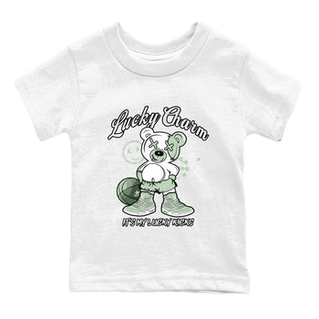 4s seafoam shirts to match jordans Lucky Charm sneaker match tees Air Jordan 4 Abundance match shoes to clothes SNRT Sneaker Tees Youth Baby White 2 tee
