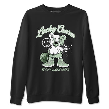 4s seafoam shirts to match jordans Lucky Charm sneaker match tees Air Jordan 4 Abundance match shoes to clothes SNRT Sneaker Tees unisex cotton Black 2 shirts