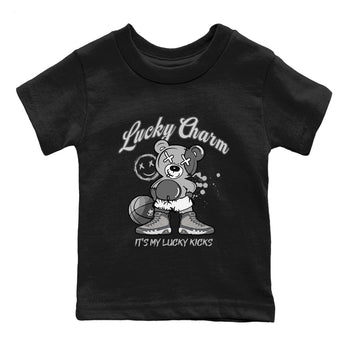 9s Cool Grey shirts to match jordans Lucky Charm sneaker match tees Air Jordan 9 Retro Cool Grey match shoes to clothes SNRT Sneaker Tees Youth Baby Black 2 tee