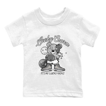 9s Cool Grey shirts to match jordans Lucky Charm sneaker match tees Air Jordan 9 Retro Cool Grey match shoes to clothes SNRT Sneaker Tees Youth Baby White 2 tee