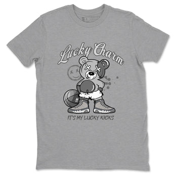 9s Cool Grey shirts to match jordans Lucky Charm sneaker match tees Air Jordan 9 Retro Cool Grey match shoes to clothes SNRT Sneaker Tees unisex cotton Heather Grey 2 shirts