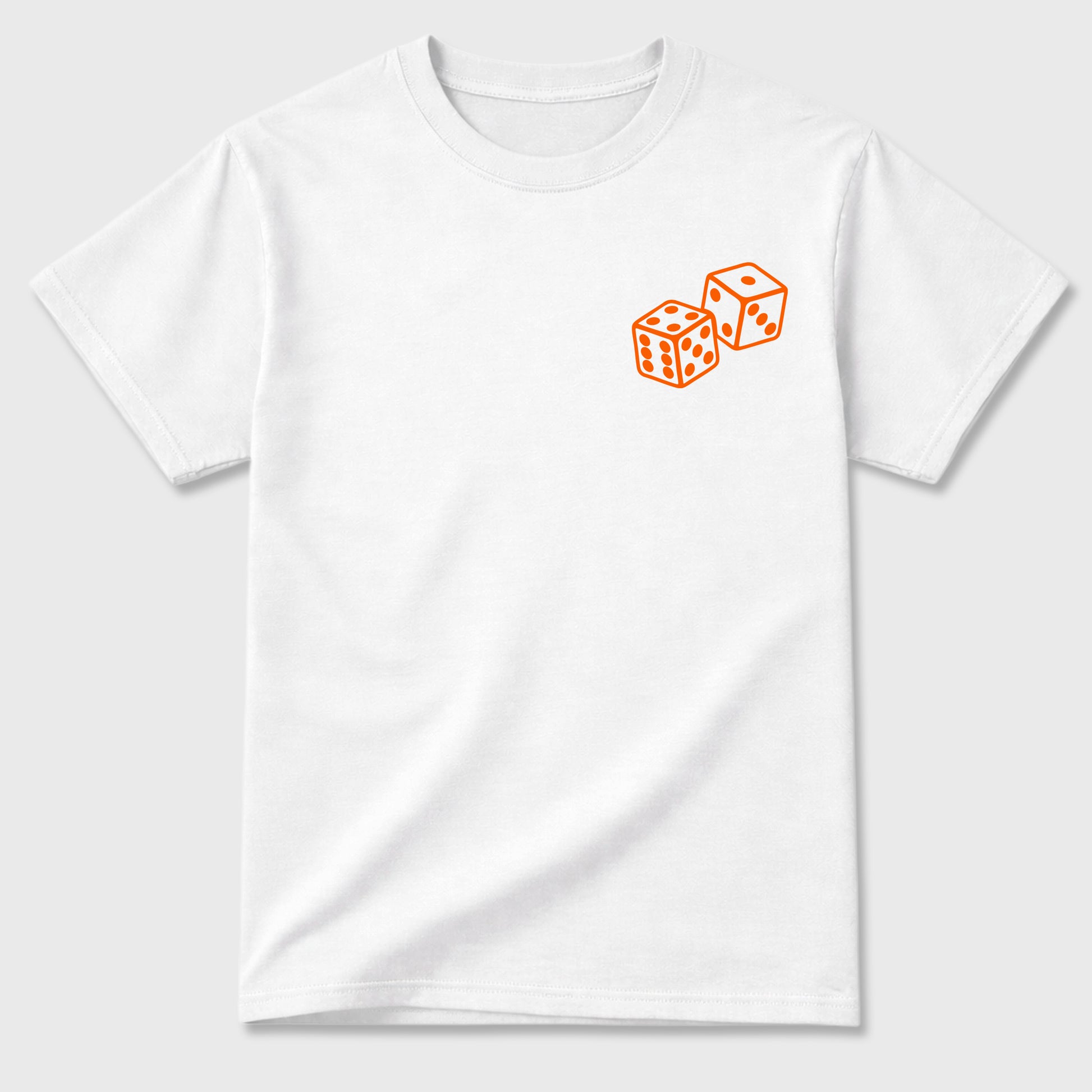 Lucky Is a Mindset graphic t-shirt styled to complete your sneaker outfit with the sneakers, shown in White.