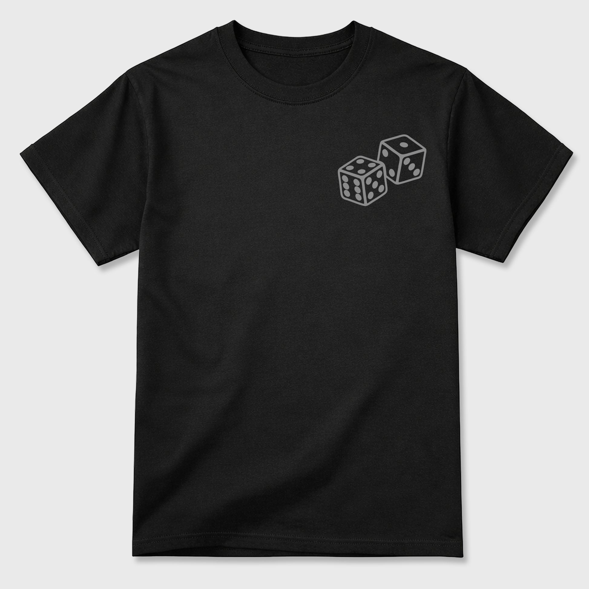 Lucky Is a Mindset graphic t-shirt styled to complete your sneaker outfit with the 6s Cap&Gown, shown in Black.