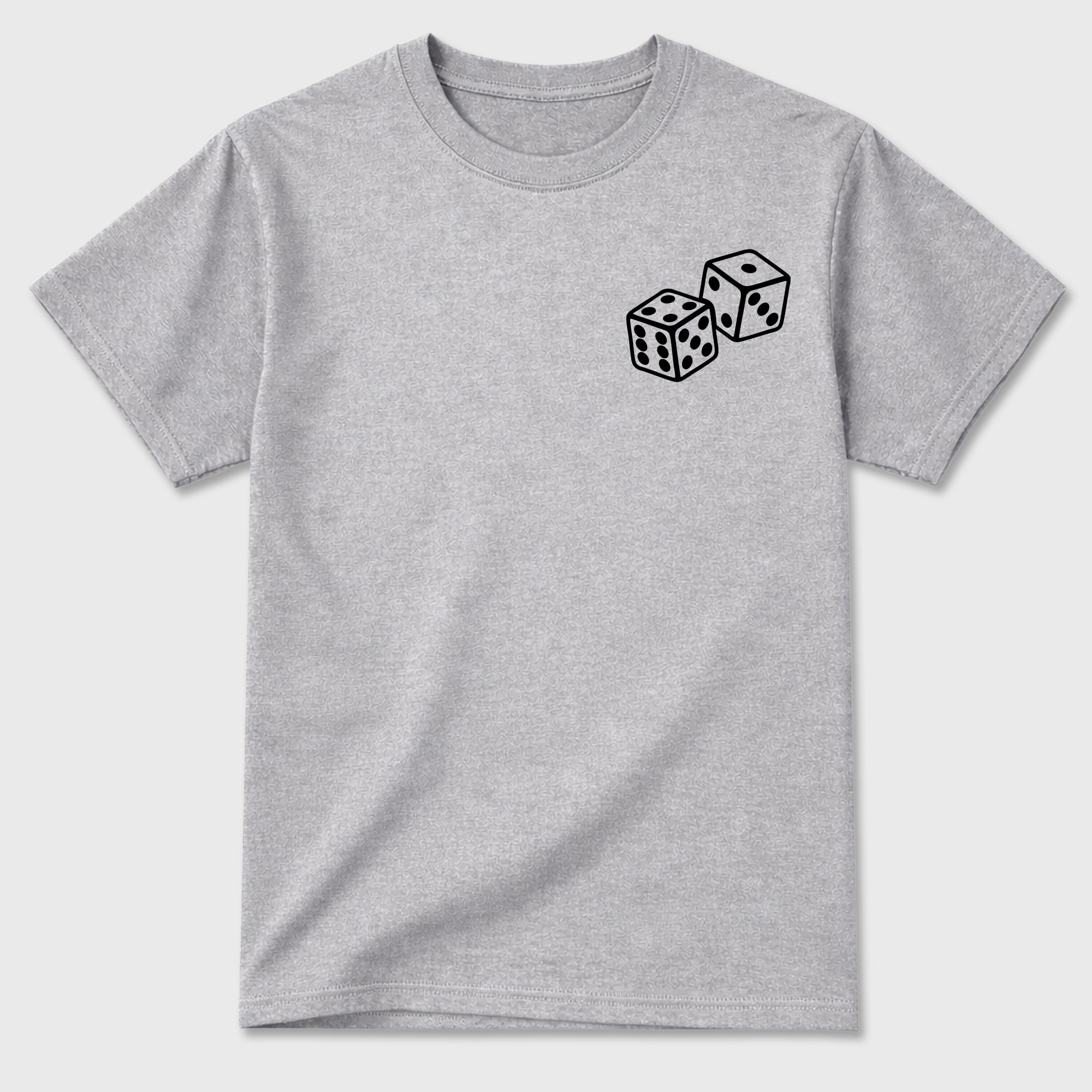 Lucky Is a Mindset graphic t-shirt styled to complete your sneaker outfit with the 6s Cap&Gown, shown in Heather Grey.
