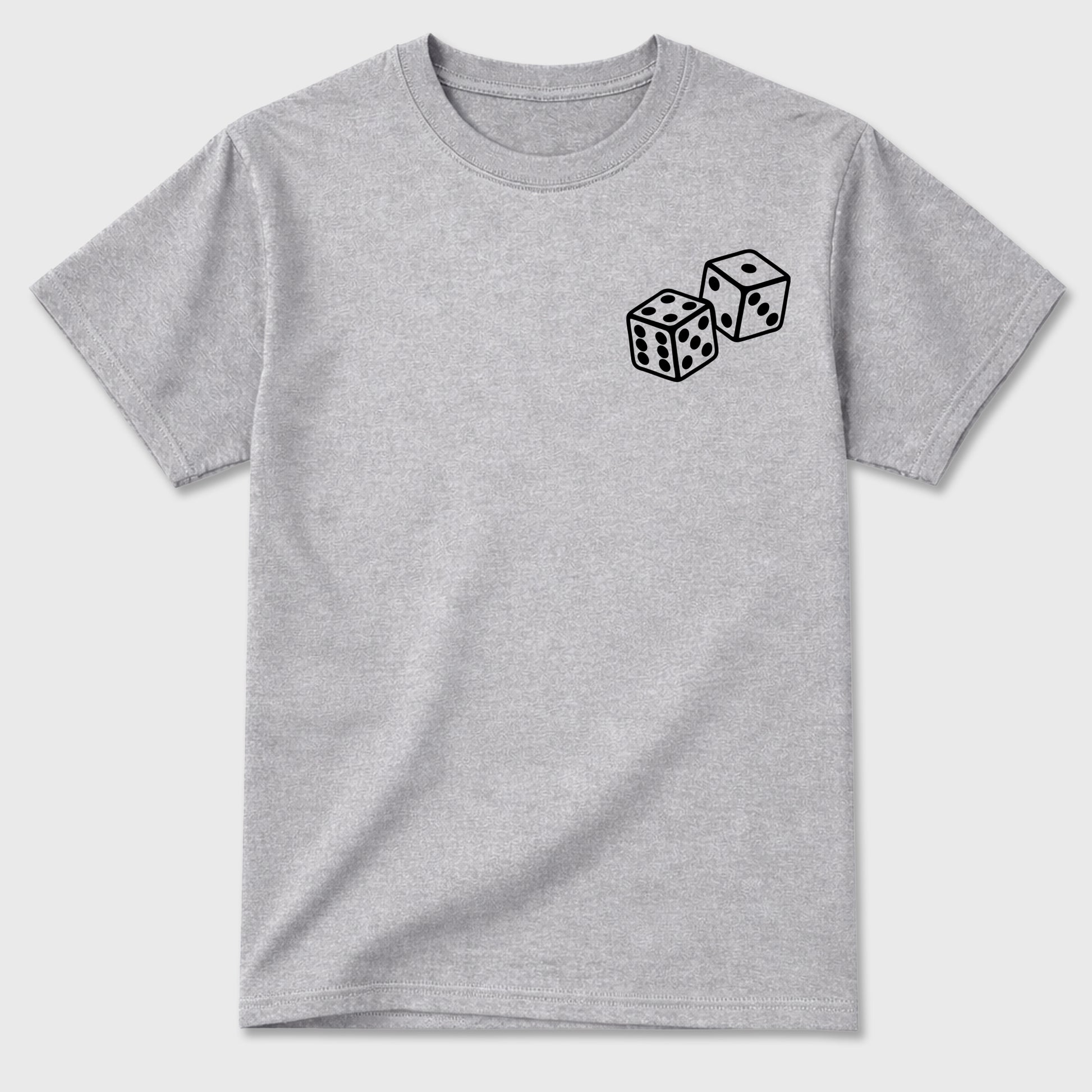 Lucky Is a Mindset graphic t-shirt styled to complete your sneaker outfit with the 6s Cap&Gown, shown in Heather Grey.