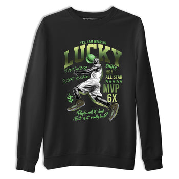 Sneaker match tees – Sneaker Tees To Match Air Foamposite One Pine Green Shoes – Lucky Player Tee Black 2