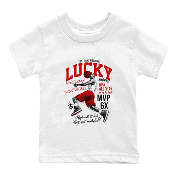 1s Black Toe Reimagined shirts to match jordans Lucky Player best t shirts to wear with jordans AJ1 High OG Black Toe Reimagined match shoes to clothes SNRT Sneaker Tees Youth Baby White 2 tee